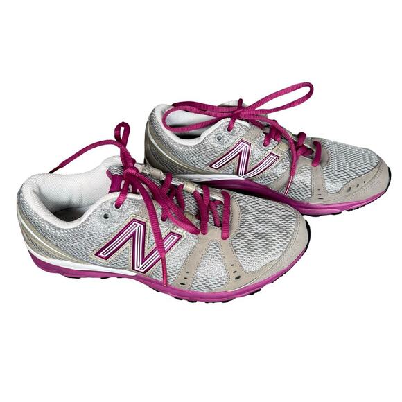 New Balance Womens 690 Gray Pink Sneakers Size 8 - Picture 2 of 10